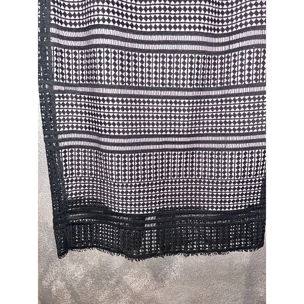 LK Bennett Maddox Professional Wednesday Dark Academia Office Lace Pencil Skirt - Picture 3 of 11